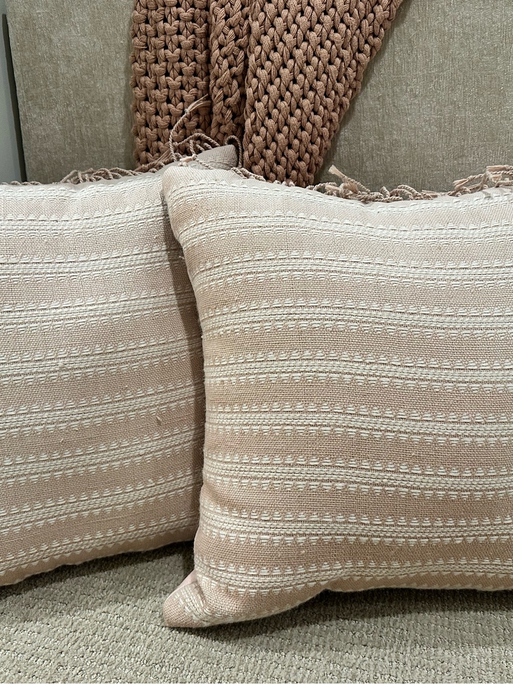 Pottery Barn Clemente Outdoor Pillow Bundle
